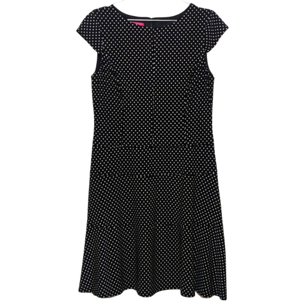 Nine & Co. | Polka Dot Midi | Drop Waist Dress | Shabby Chic | Summer | Trendy |